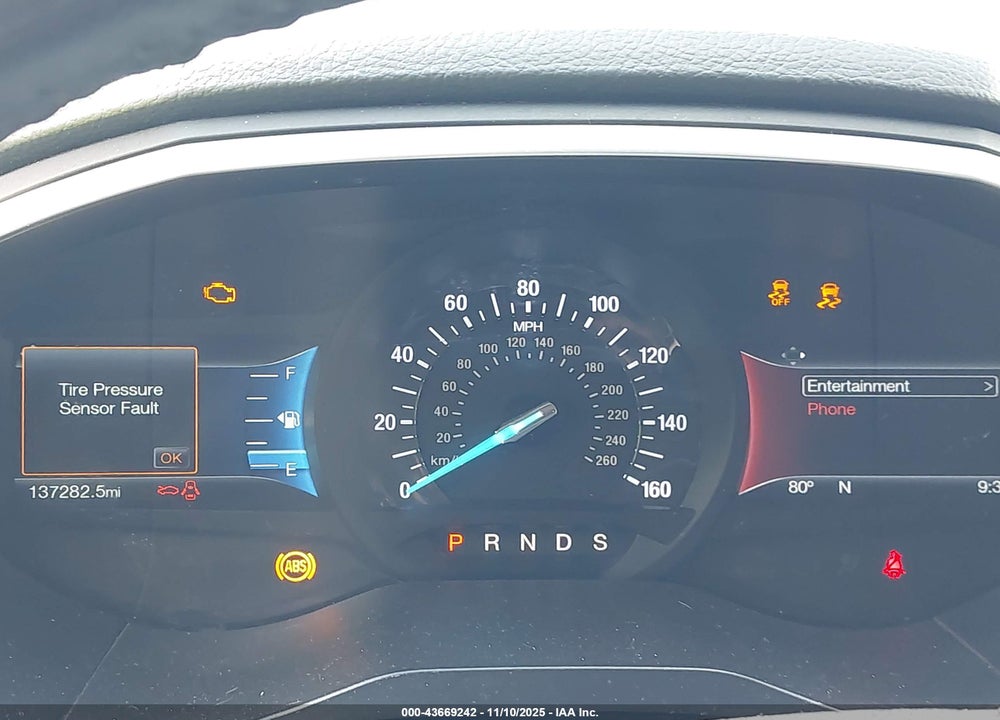 2017 FORD EDGE TITANIUM VIN: 2FMPK4K97HBB97668