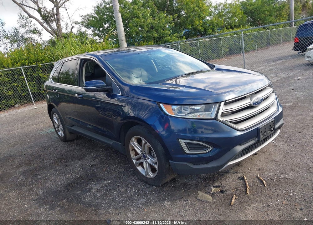 2017 FORD EDGE TITANIUM VIN: 2FMPK4K97HBB97668
