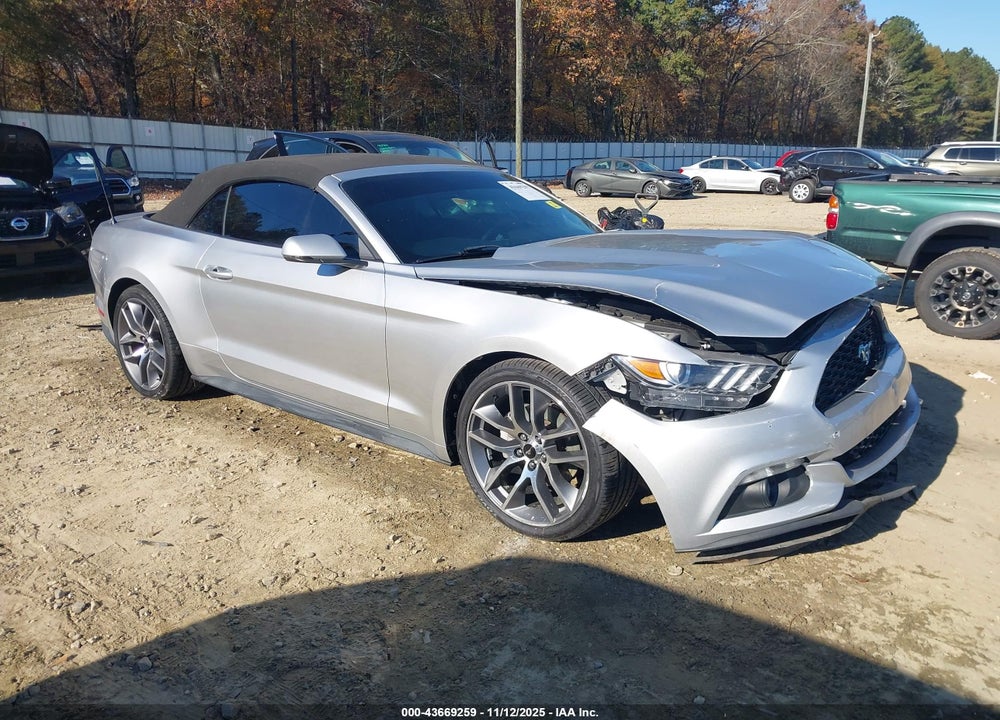 2015 FORD MUSTANG ECOBOOST PREMIUM VIN: 1FATP8UH1F5377560