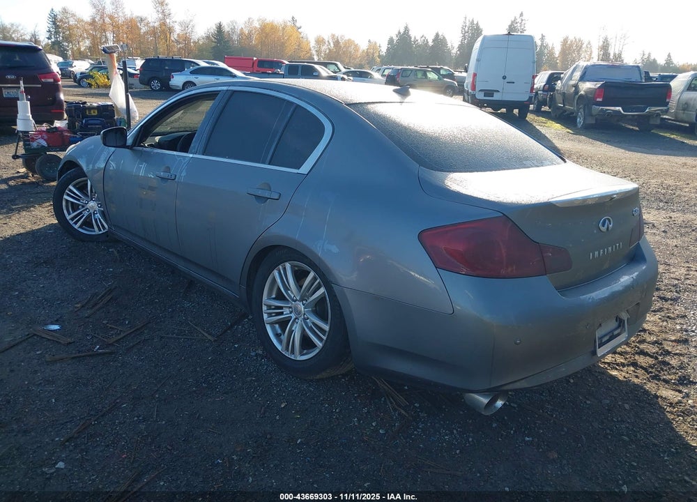 2011 INFINITI G37X VIN: JN1CV6AR8BM401857