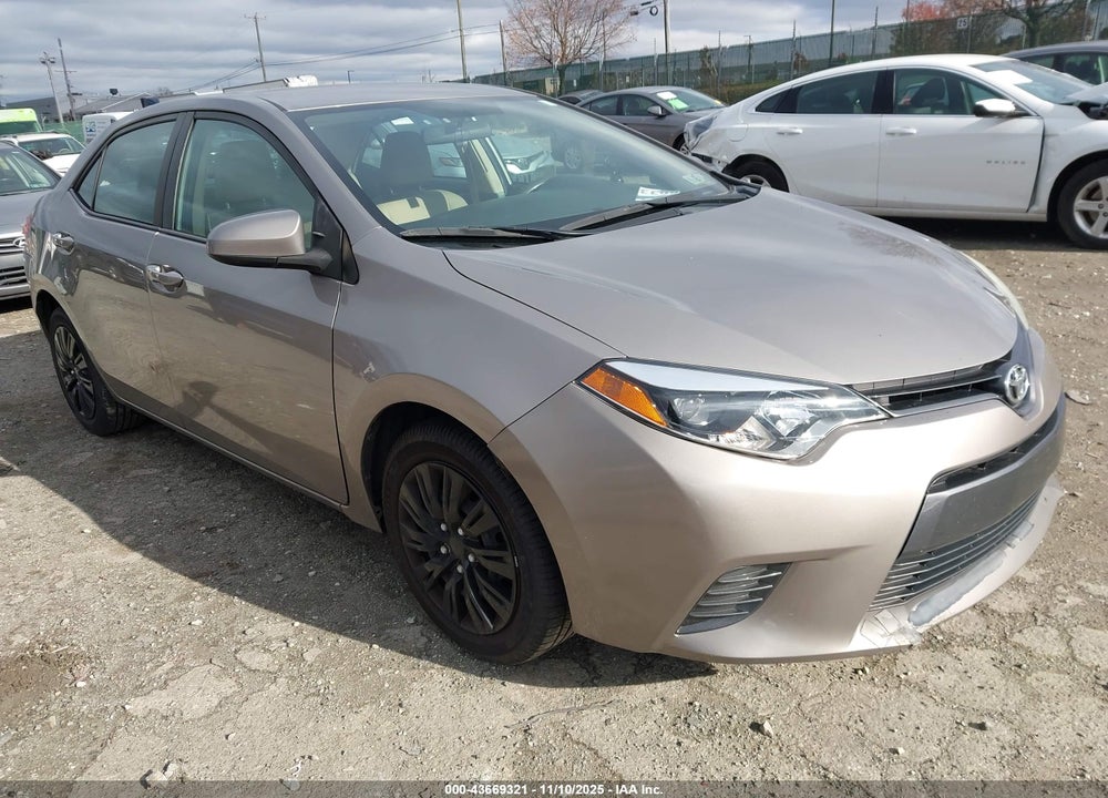 2015 TOYOTA COROLLA LE VIN: 2T1BURHE7FC287675