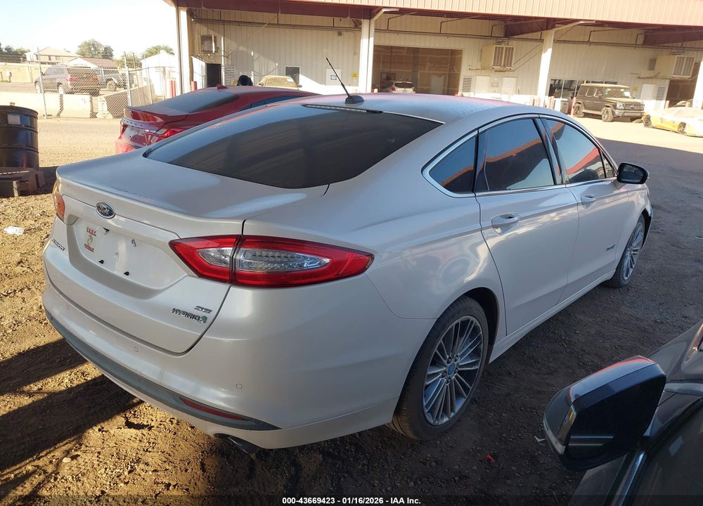2013 FORD FUSION HYBRID SE VIN: 3FA6P0LUXDR273754