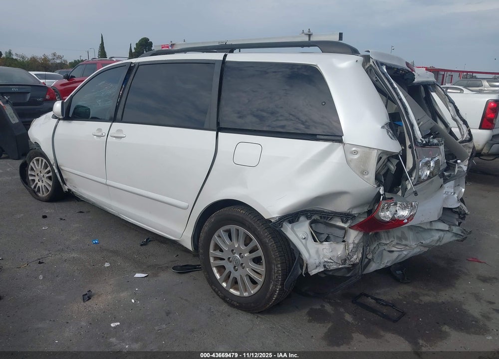2007 TOYOTA SIENNA XLE VIN: 5TDZK22C37S076288