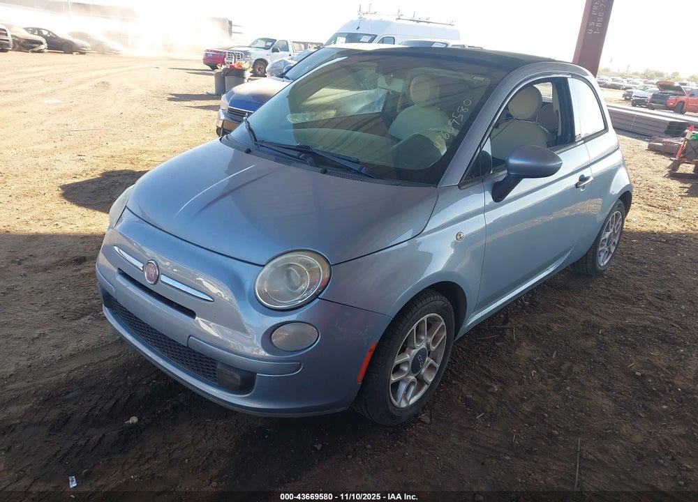 2013 FIAT 500C POP VIN: 3C3CFFDR2DT583806