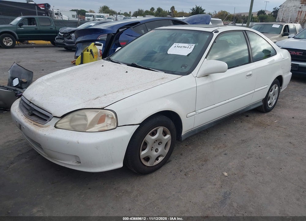 2000 HONDA CIVIC VIN: 1HGEJ8249YL112423