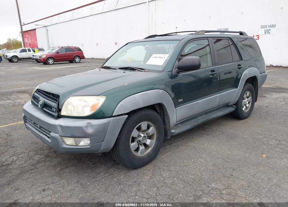 2003 TOYOTA 4RUNNER SR5 V8 VIN: JTEZT14R830008795