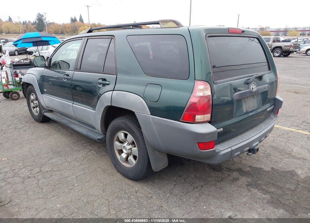 2003 TOYOTA 4RUNNER SR5 V8 VIN: JTEZT14R830008795