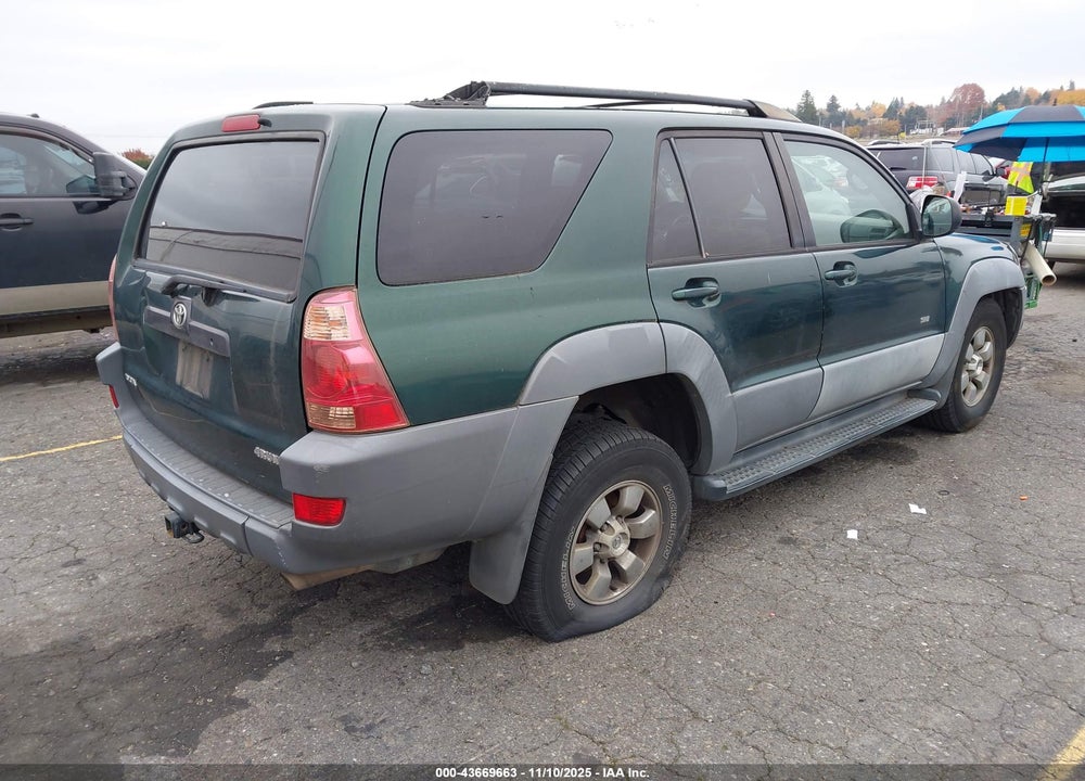 2003 TOYOTA 4RUNNER SR5 V8 VIN: JTEZT14R830008795