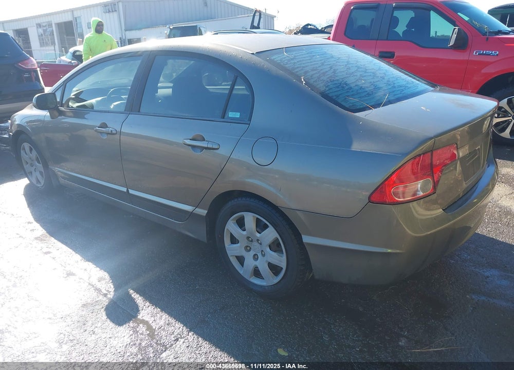 2008 HONDA CIVIC LX VIN: 1HGFA15548L073496