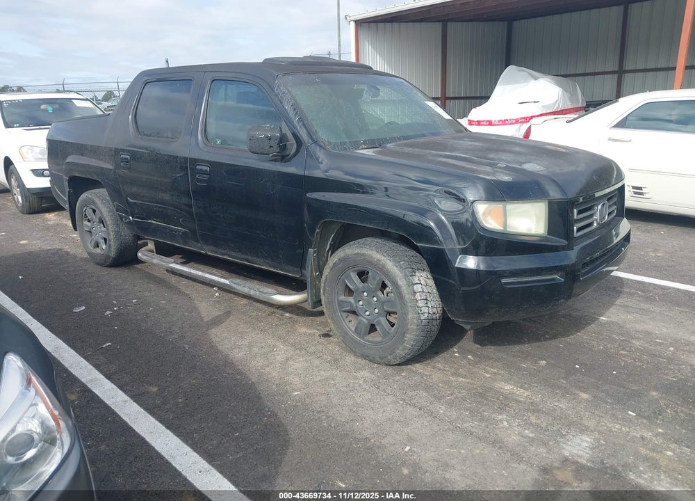 2007 HONDA RIDGELINE RTL VIN: 2HJYK16547H536912