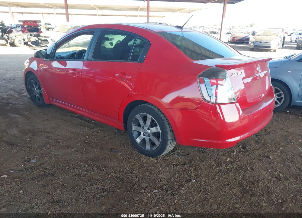 2012 NISSAN SENTRA 2.0 SR VIN: 3N1AB6AP3CL730895