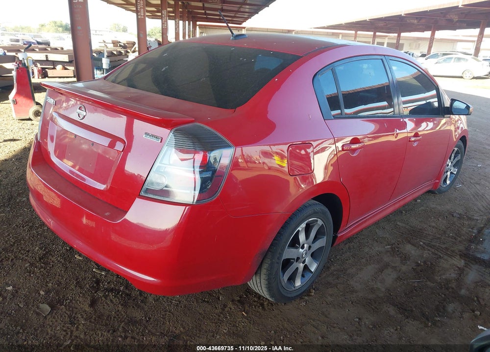 2012 NISSAN SENTRA 2.0 SR VIN: 3N1AB6AP3CL730895