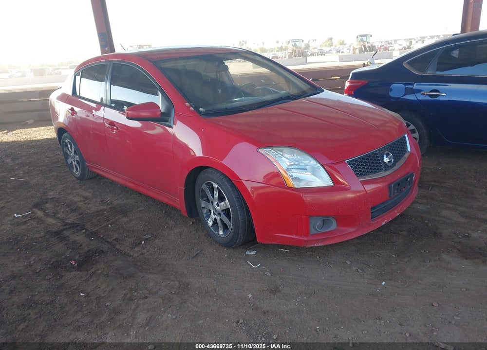 2012 NISSAN SENTRA 2.0 SR VIN: 3N1AB6AP3CL730895