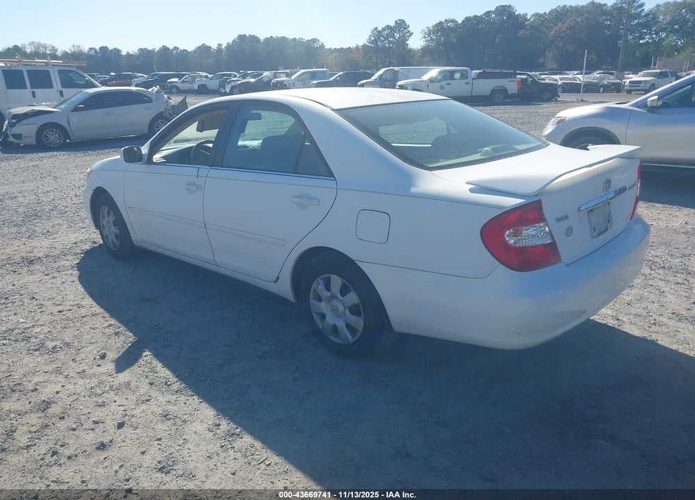 2004 TOYOTA CAMRY LE VIN: 4T1BE32K14U291564