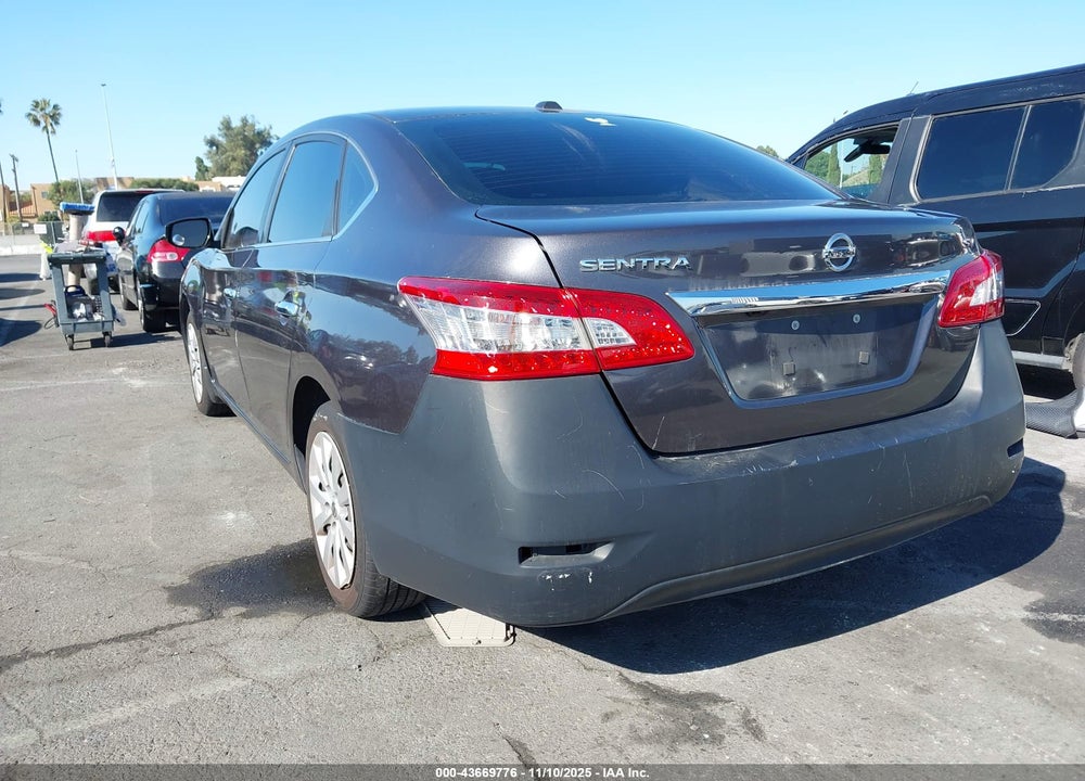 2015 NISSAN SENTRA SV VIN: 3N1AB7AP7FL677225