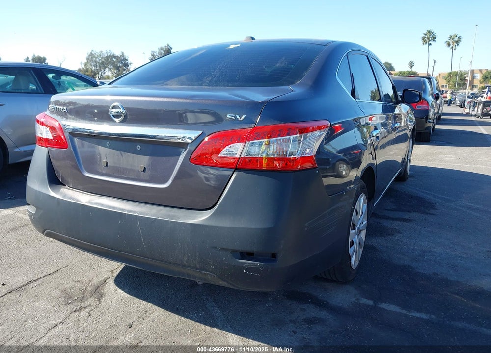 2015 NISSAN SENTRA SV VIN: 3N1AB7AP7FL677225