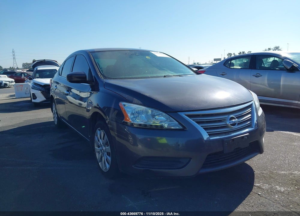 2015 NISSAN SENTRA SV VIN: 3N1AB7AP7FL677225
