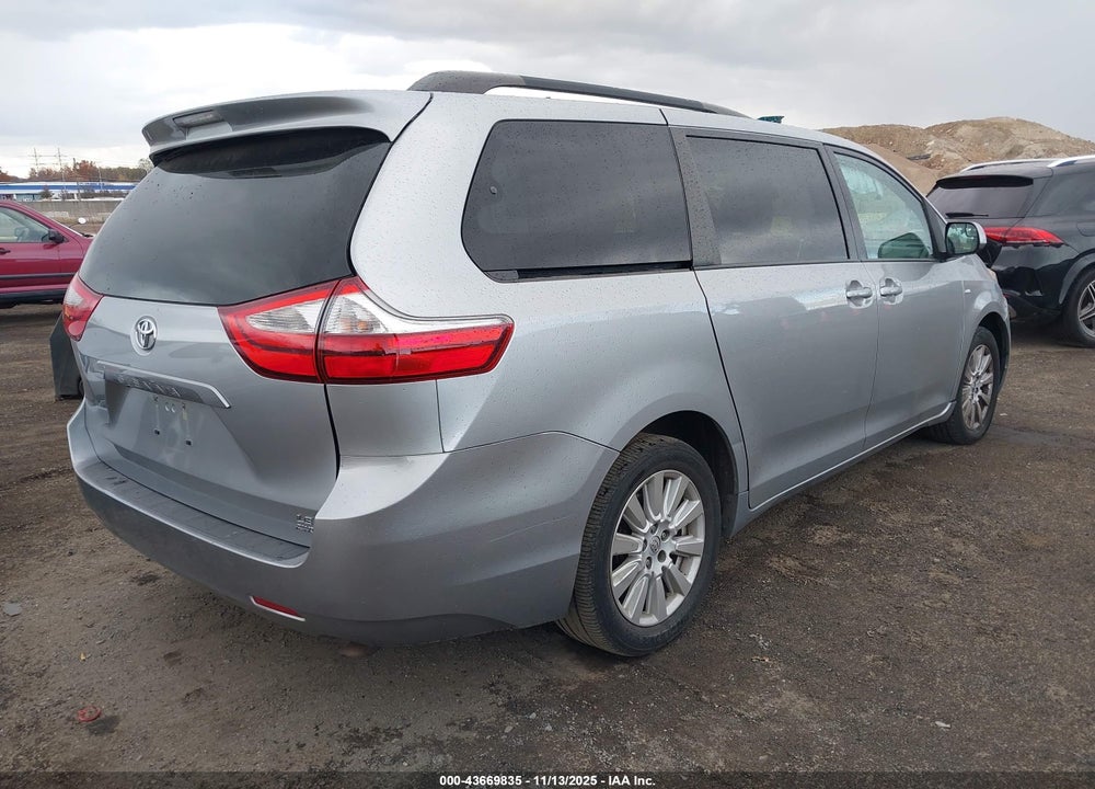 2017 TOYOTA SIENNA LE 7 PASSENGER VIN: 5TDJZ3DC2HS181238