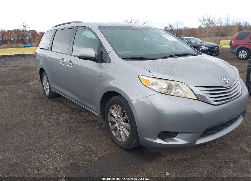 2017 TOYOTA SIENNA LE 7 PASSENGER VIN: 5TDJZ3DC2HS181238