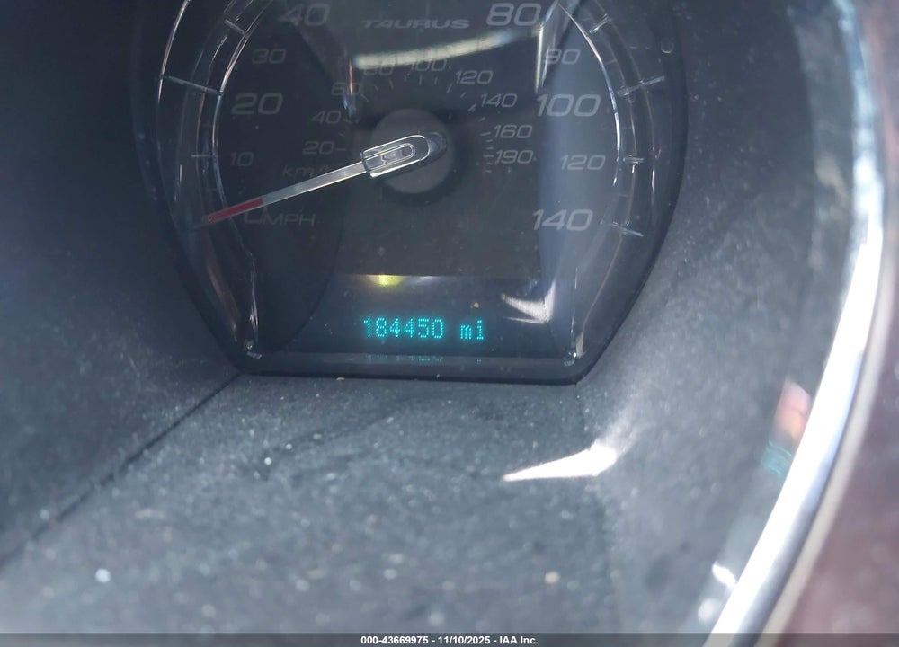 2011 FORD TAURUS SEL VIN: 1FAHP2EW3BG106045