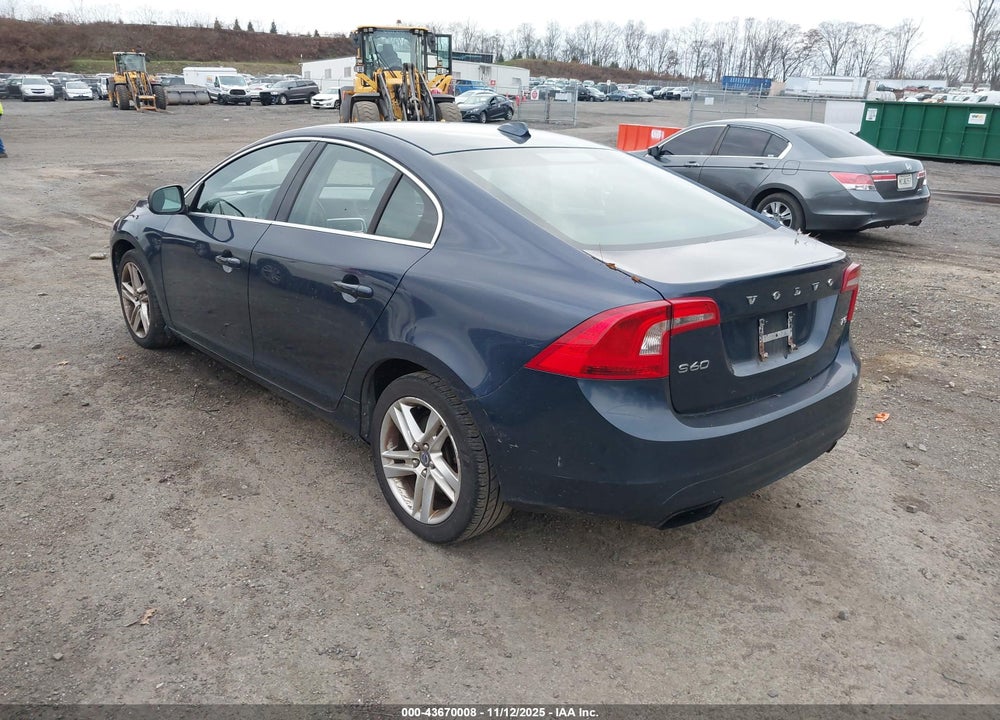 2015 VOLVO S60 T5 PREMIER VIN: YV126MFK0F1365587