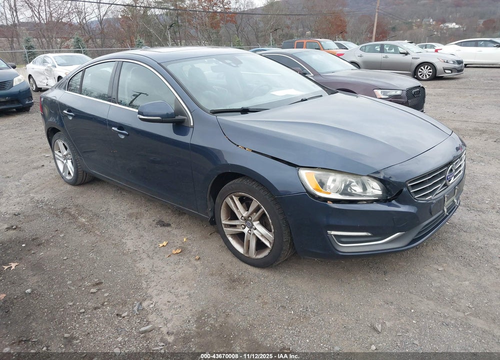 2015 VOLVO S60 T5 PREMIER VIN: YV126MFK0F1365587