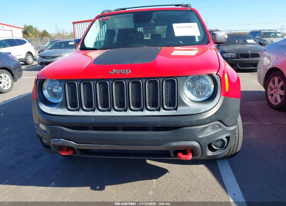 2016 JEEP RENEGADE TRAILHAWK VIN: ZACCJBCT9GPD23608