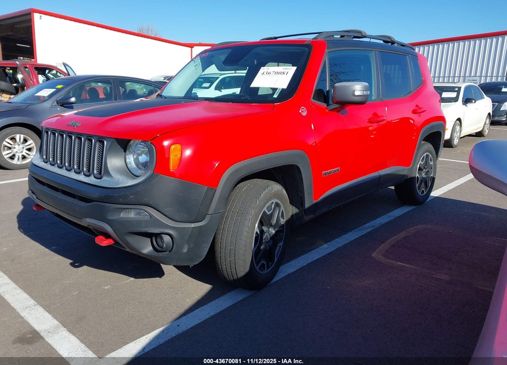 2016 JEEP RENEGADE TRAILHAWK VIN: ZACCJBCT9GPD23608