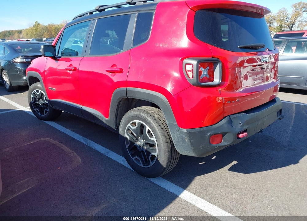 2016 JEEP RENEGADE TRAILHAWK VIN: ZACCJBCT9GPD23608