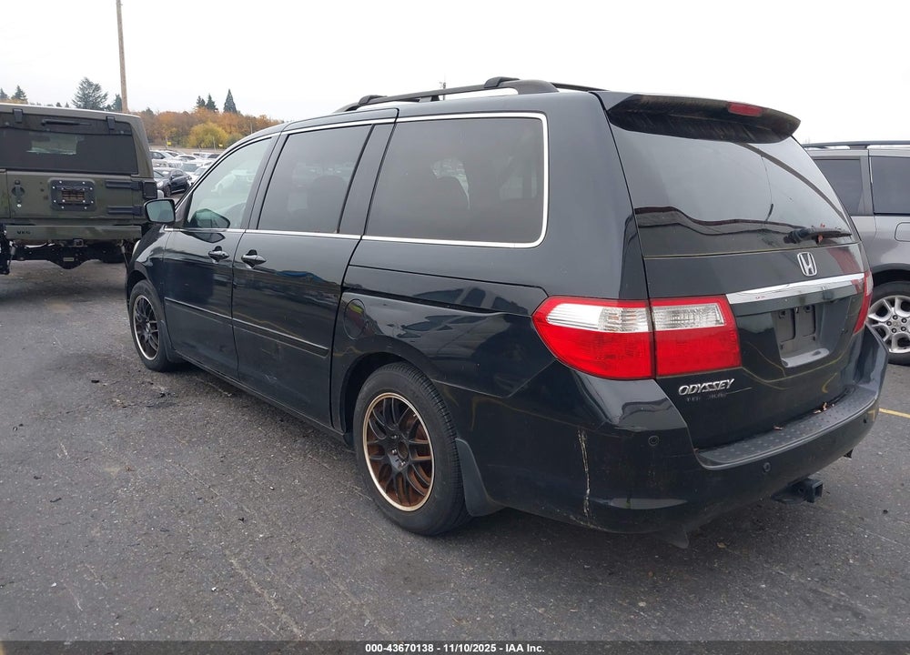 2007 HONDA ODYSSEY TOURING VIN: 5FNRL38867B062783