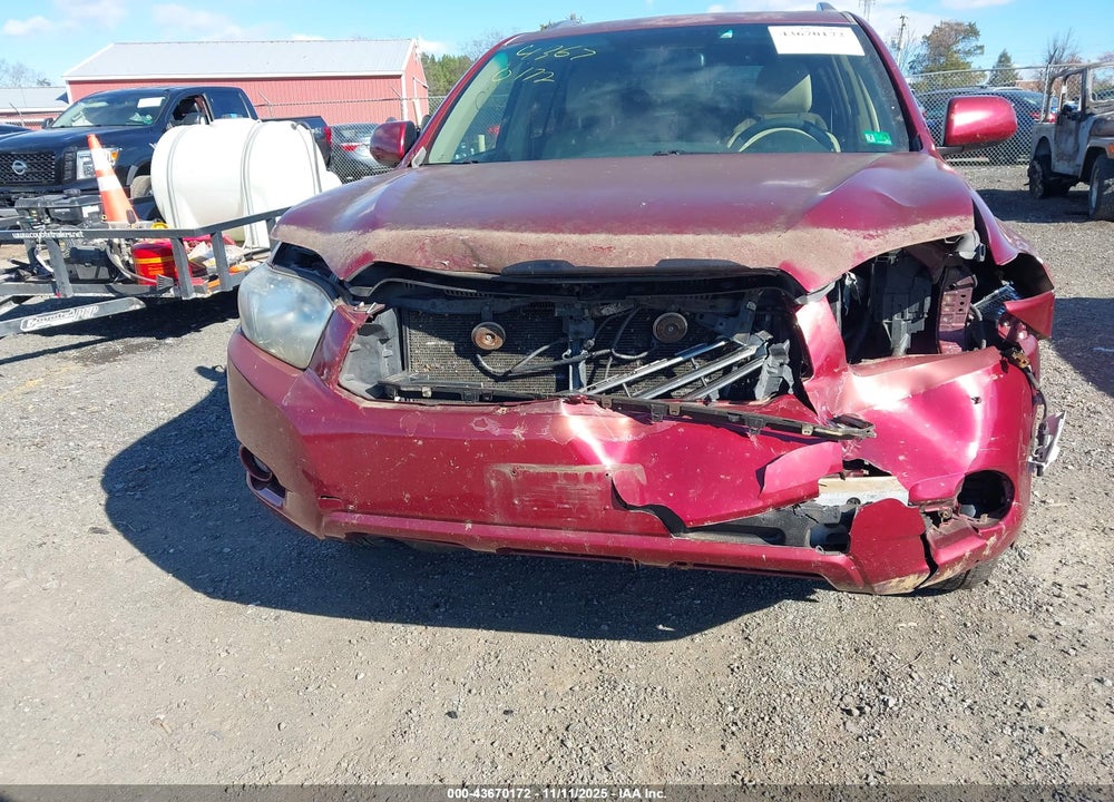 2008 TOYOTA HIGHLANDER SPORT VIN: JTEES43A682015111