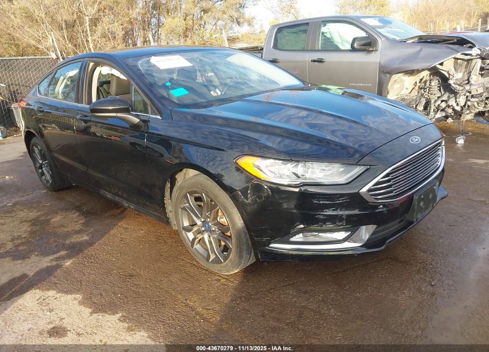2018 FORD FUSION S VIN: 3FA6P0G77JR167097