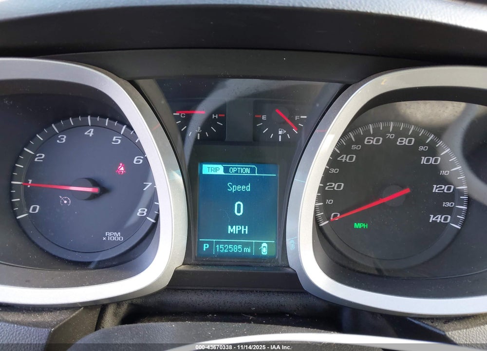 2013 CHEVROLET EQUINOX VIN: 2GNALBEK8D1157519