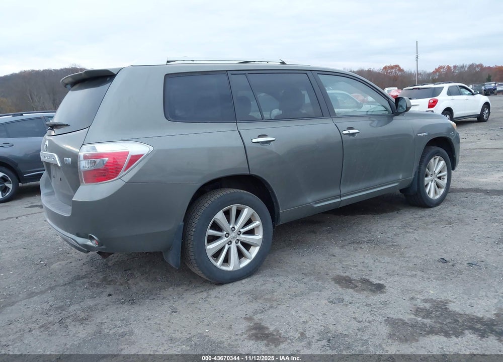 2009 TOYOTA HIGHLANDER HYBRID VIN: JTEEW41A092030776