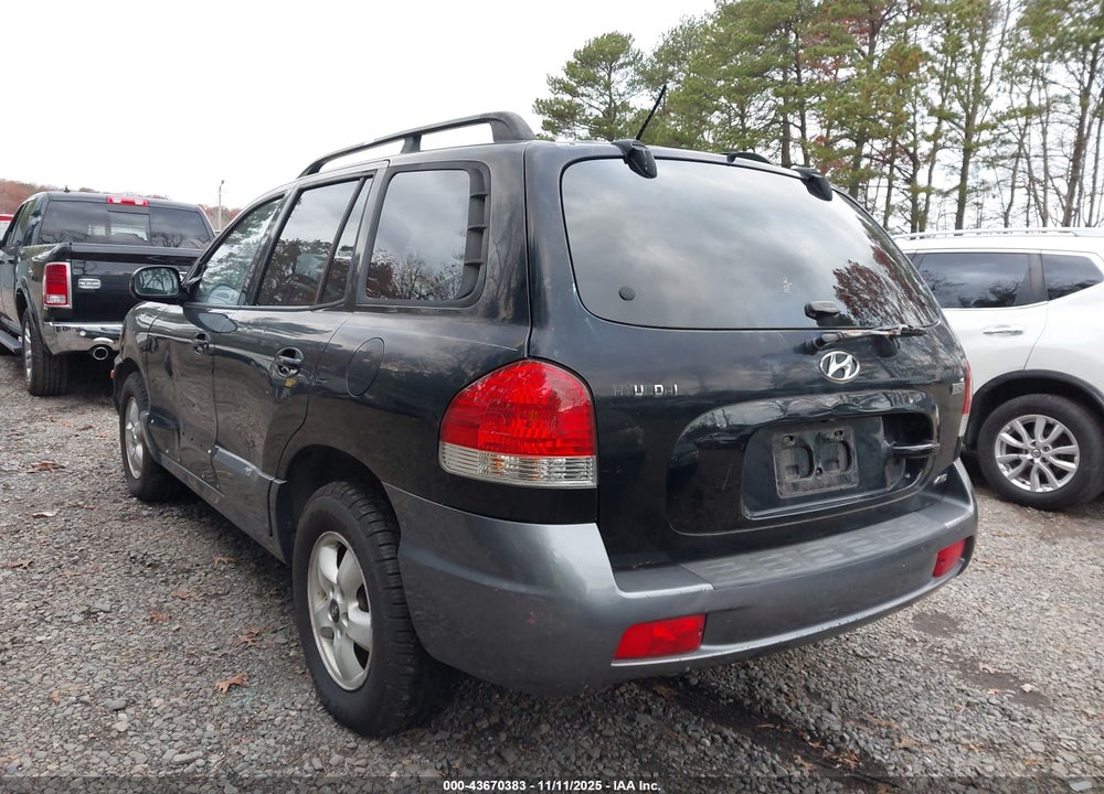 2006 HYUNDAI SANTA FE VIN: KM8SC73E36U094596