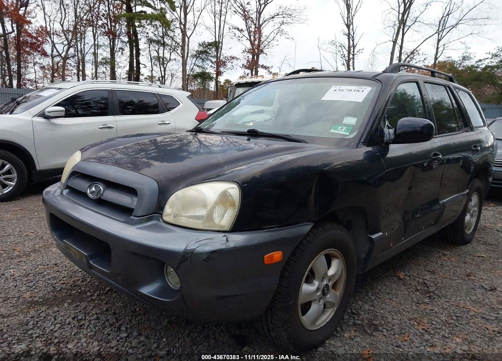 2006 HYUNDAI SANTA FE VIN: KM8SC73E36U094596