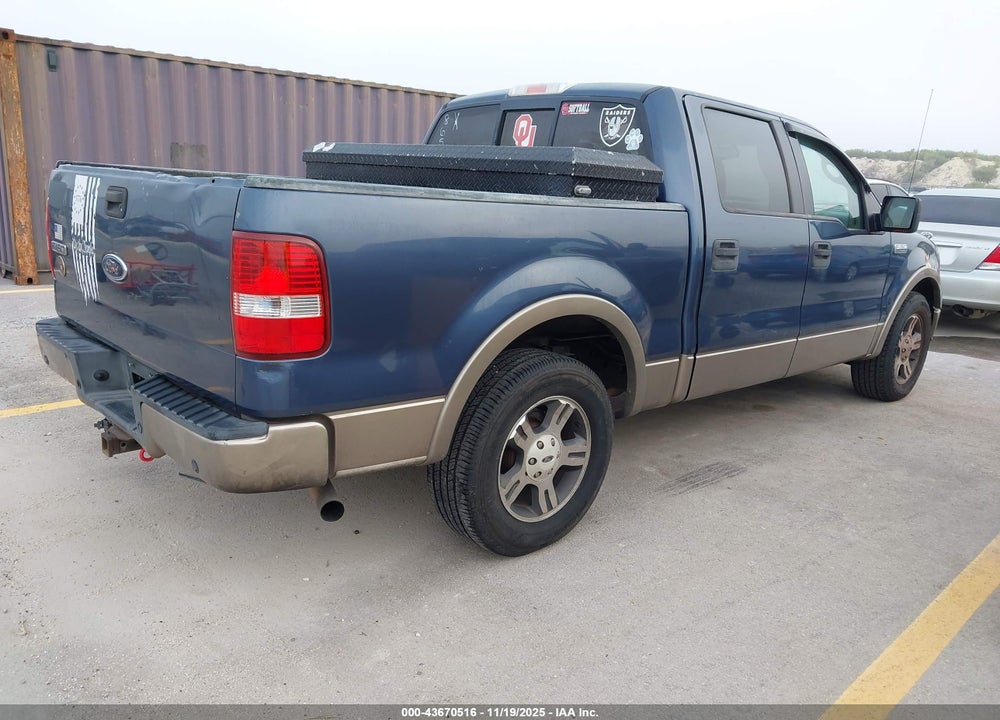 2004 FORD F-150 LARIAT/XLT VIN: 1FTPW12594KB98650