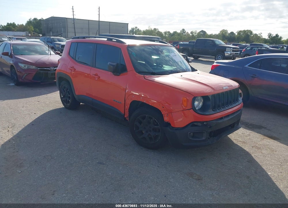 2017 JEEP RENEGADE LATITUDE FWD VIN: ZACCJABB9HPG26862