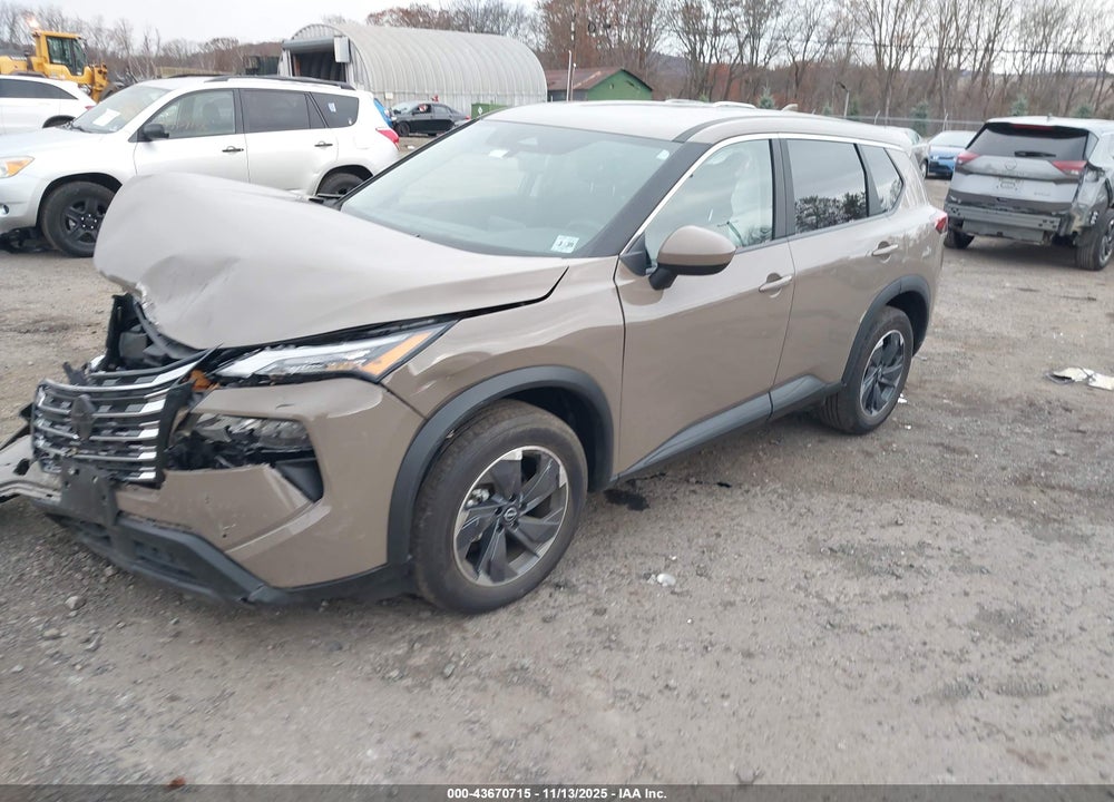 2025 NISSAN ROGUE SV FWD VIN: 5N1BT3BA2SC834016