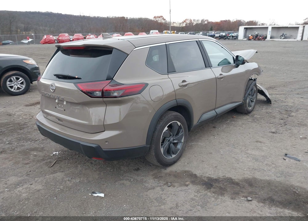 2025 NISSAN ROGUE SV FWD VIN: 5N1BT3BA2SC834016