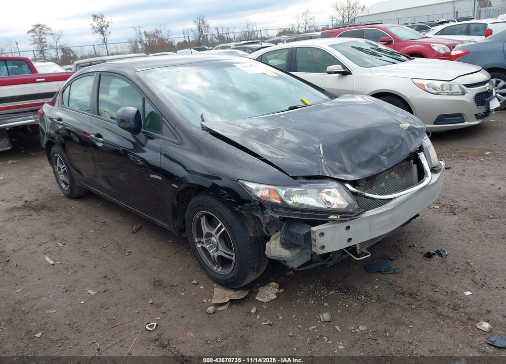 2013 HONDA CIVIC LX VIN: 19XFB2F50DE086135