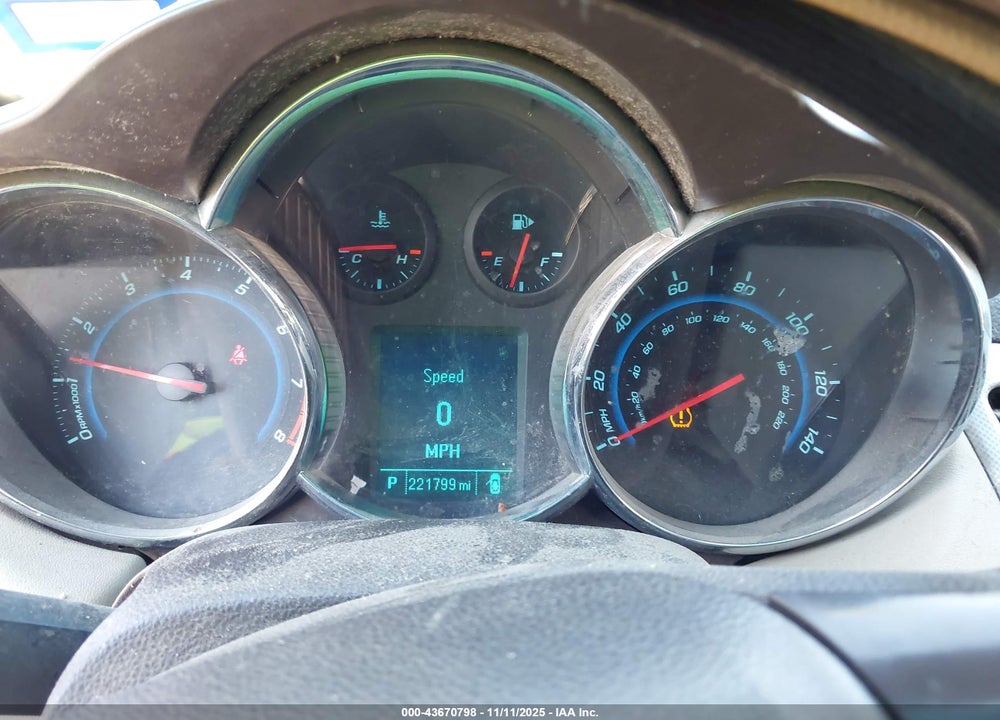 2012 CHEVROLET CRUZE LTZ VIN: 1G1PH5SC8C7271307