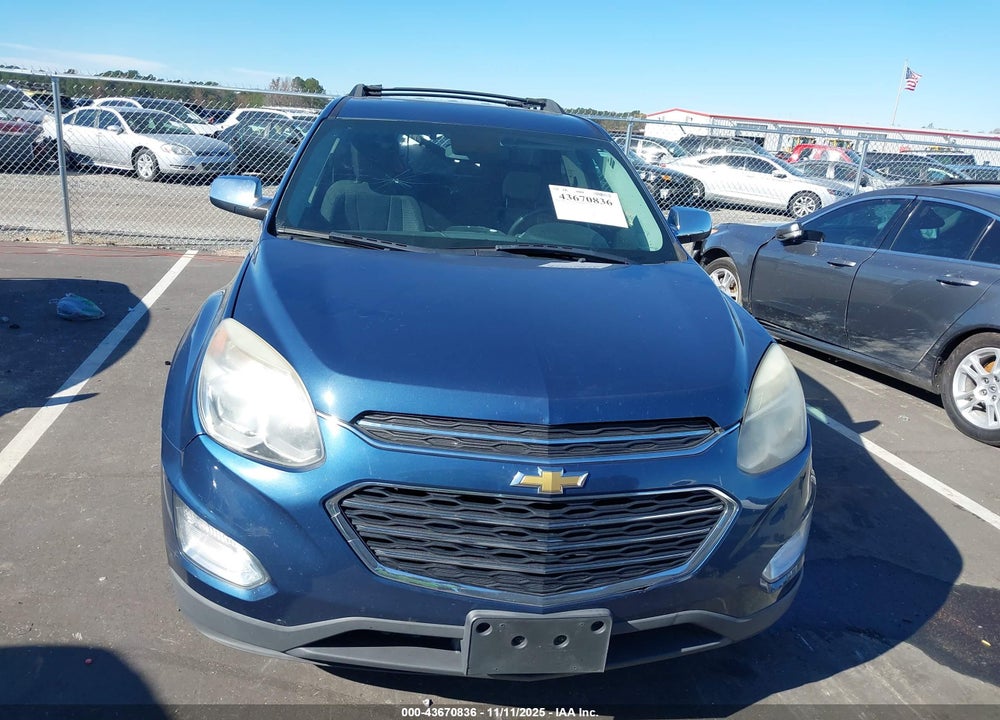 2016 CHEVROLET EQUINOX LT VIN: 2GNFLFE31G6309265