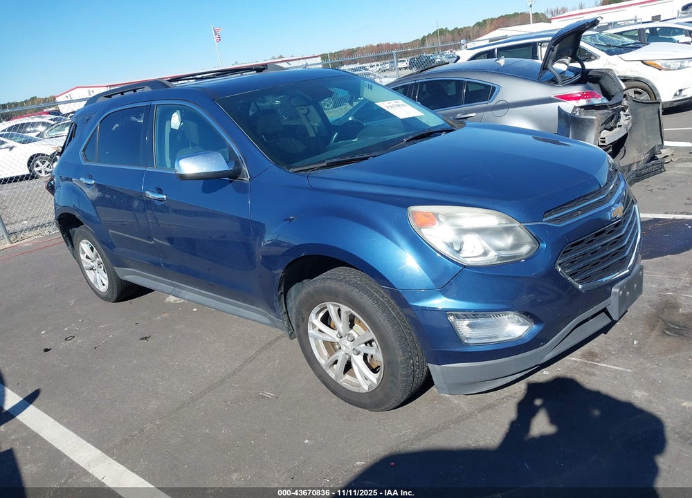 2016 CHEVROLET EQUINOX LT VIN: 2GNFLFE31G6309265