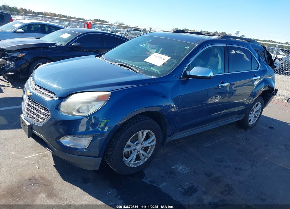 2016 CHEVROLET EQUINOX LT VIN: 2GNFLFE31G6309265