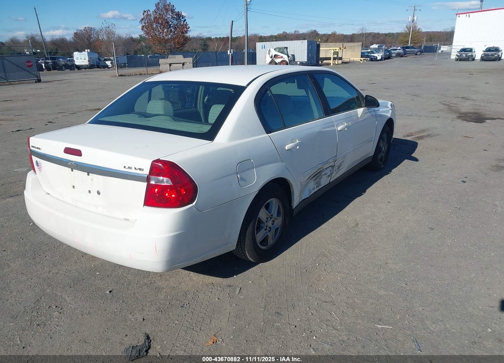 2005 CHEVROLET MALIBU LS VIN: 1G1ZT54815F190321