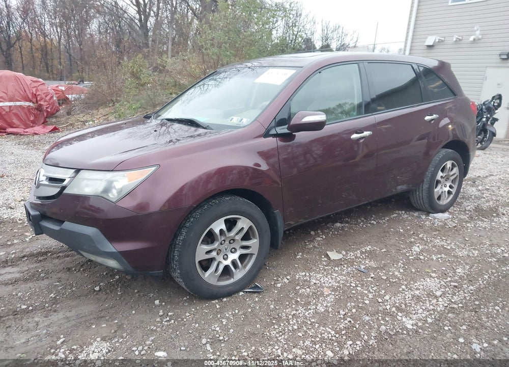 2008 ACURA MDX TECHNOLOGY PACKAGE VIN: 2HNYD28428H529252