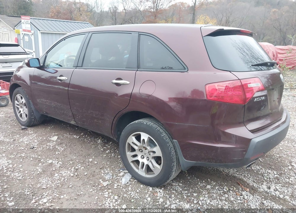 2008 ACURA MDX TECHNOLOGY PACKAGE VIN: 2HNYD28428H529252