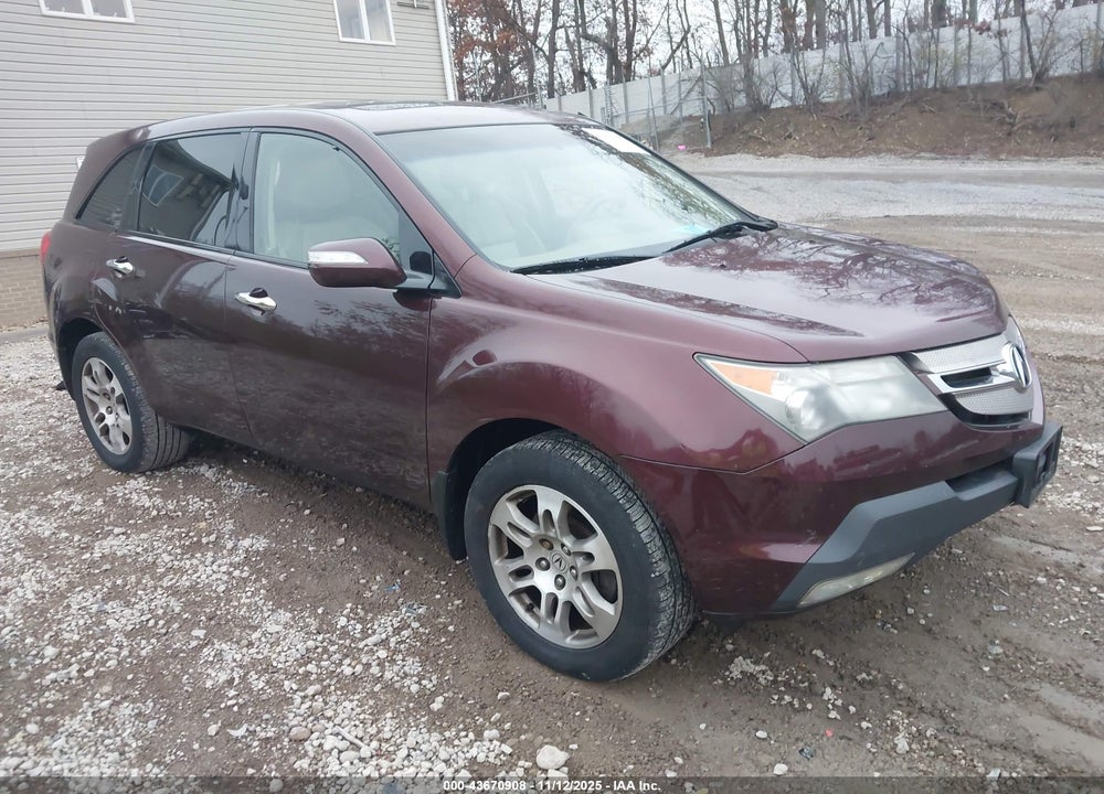 2008 ACURA MDX TECHNOLOGY PACKAGE VIN: 2HNYD28428H529252