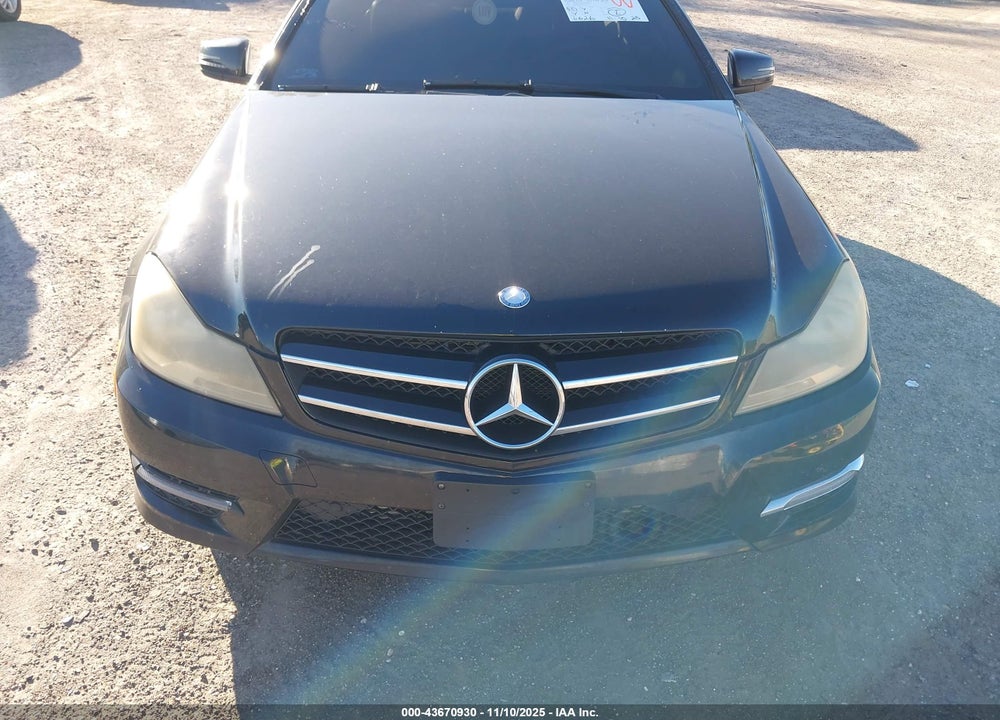 2012 MERCEDES-BENZ C 250 VIN: WDDGJ4HBXCF762414